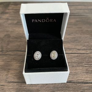 Pandora Silver Stud Earings